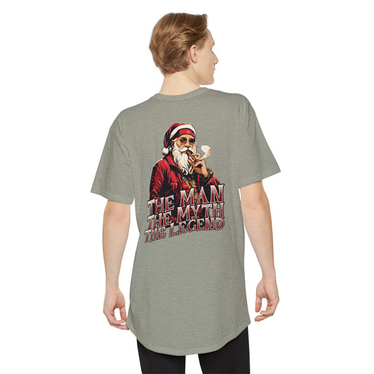 Santa The Man, The Myth, The Legend - Unisex Long Body Urban Street Tee