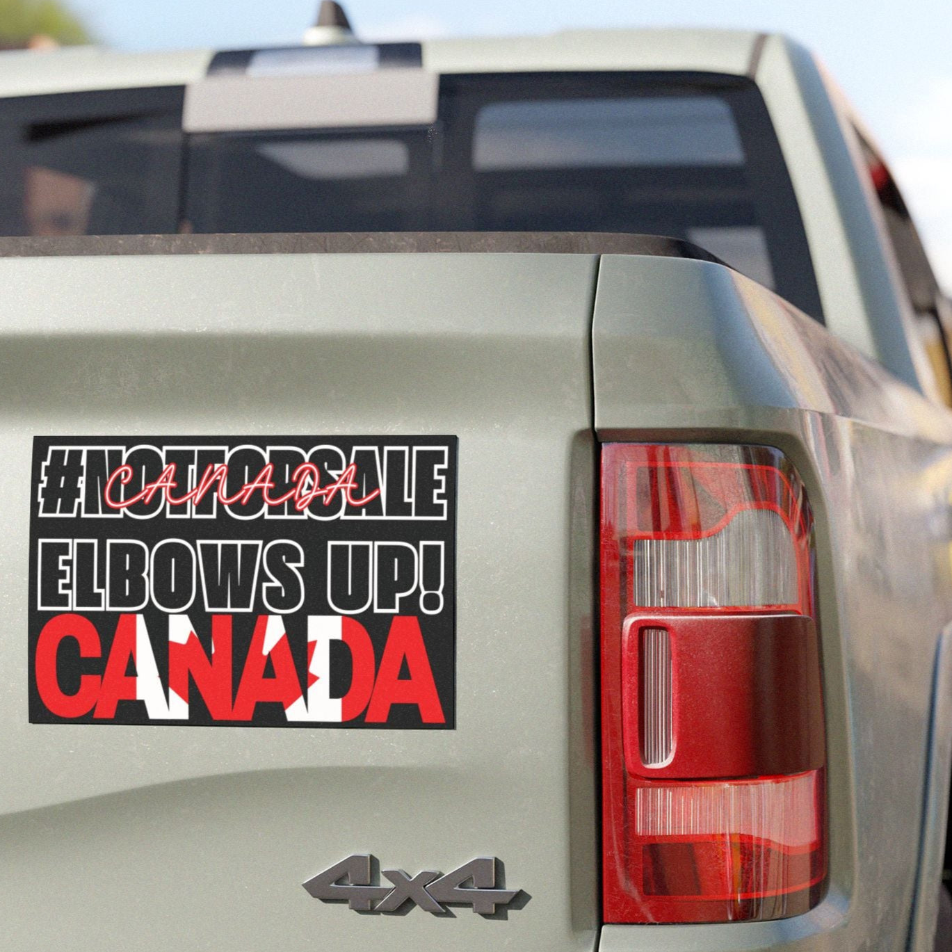 Elbows Up Canada | Canadian Car Magnets - Never The 51st