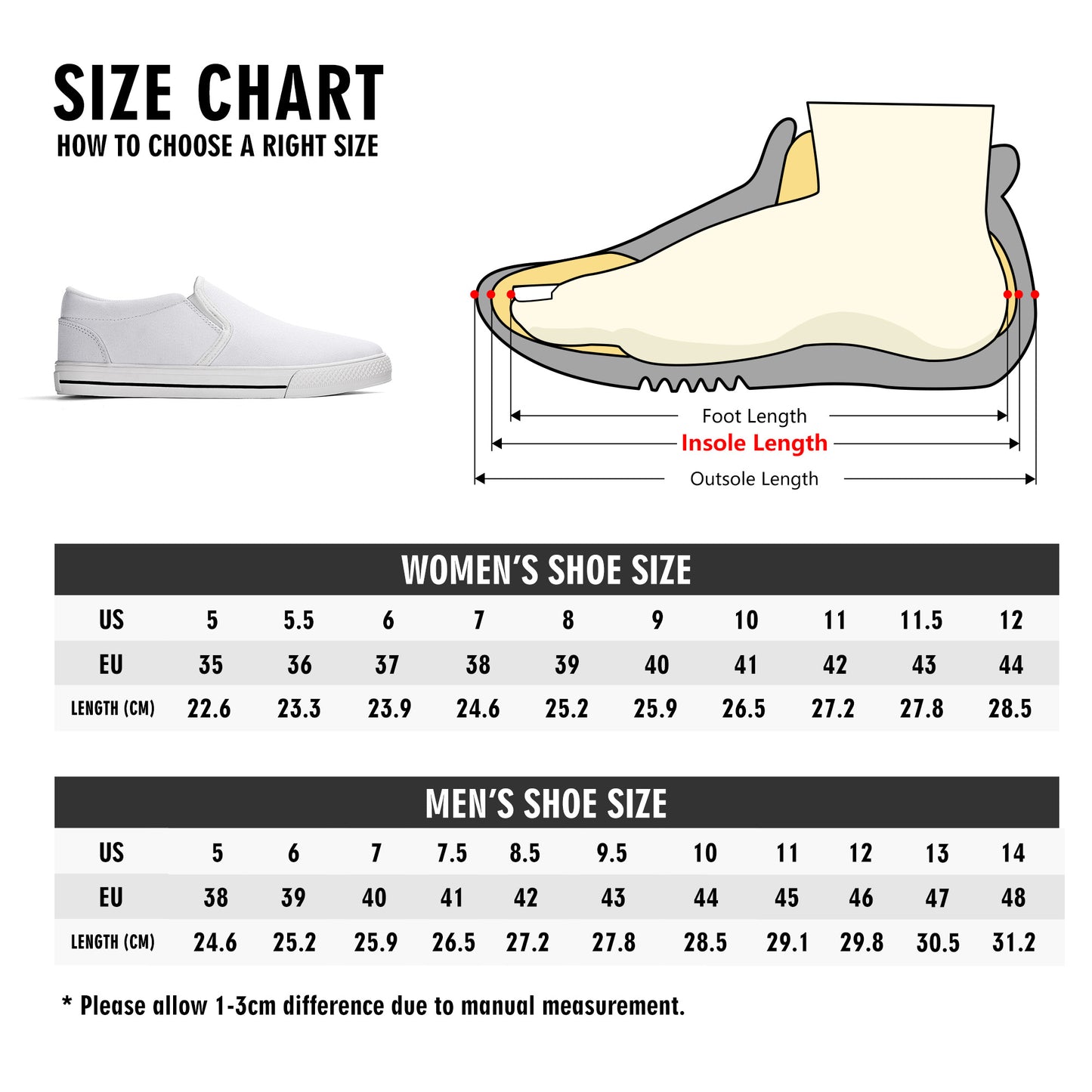 Canadian Maple Leaves | Womens Rubber Slip On Loafers - Fun Colours