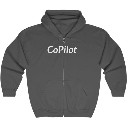 Home Is Where You Open It - TrailManor CO-PILOT - Unisex Heavy Blend™ Full Zip Hooded Sweatshirt - Zip-Up Hoodie