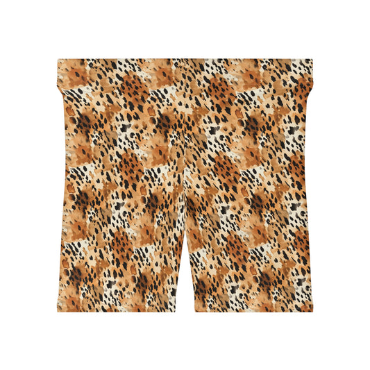 Leopard Print Women's Sleep Shorts