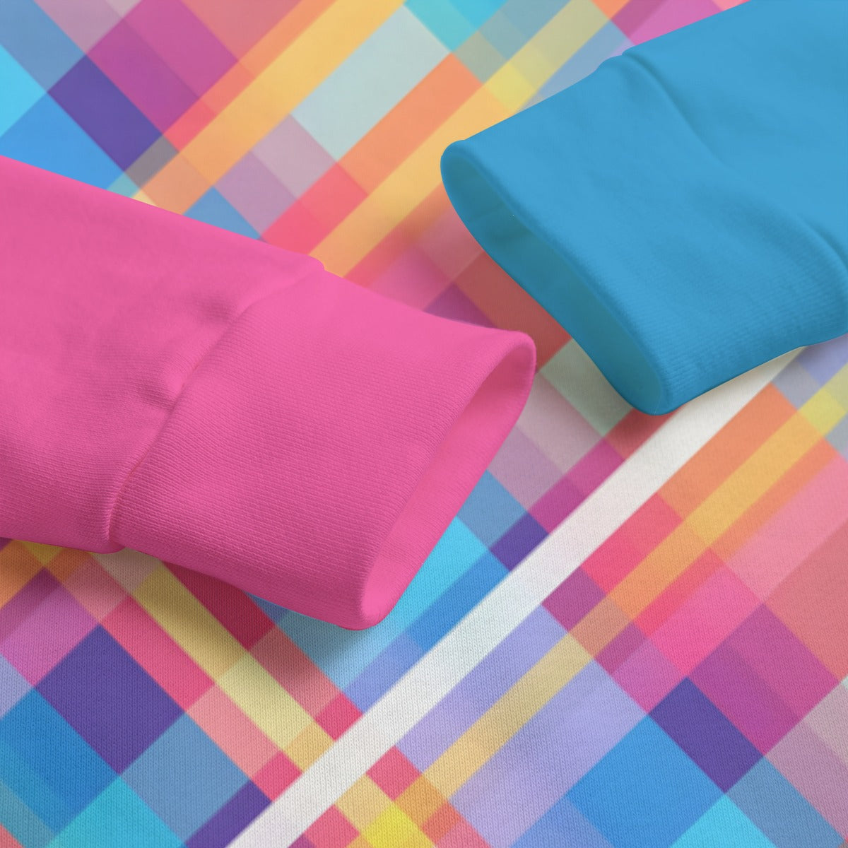 Fun Bold Plaid | Classic Kids’ Cotton Hooded Sweatshirt - Soft, Warm & Built for Play