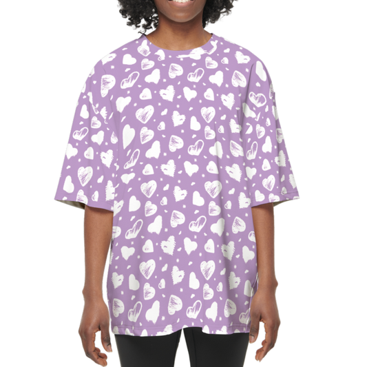 You're All Heart! | Women's Streetwear T-Shirt – Oversized Comfort, Bold Impact