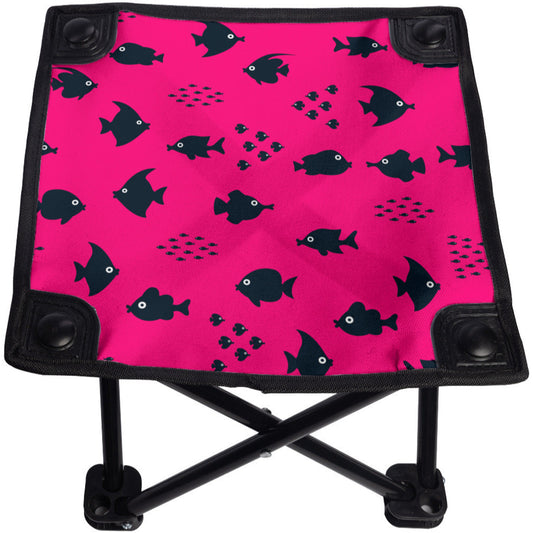 Schools of Fish | Folding Stool Outdoor Seat - Durable, Compact, Ready to Go