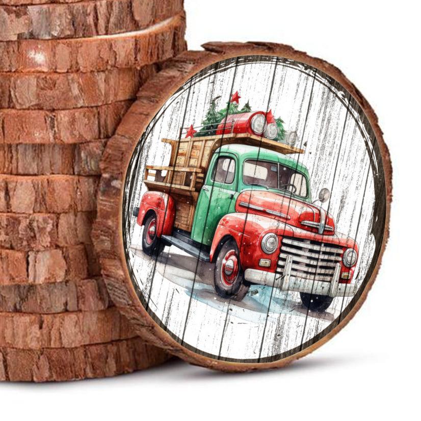 Natural Wooden Christmas Ornaments – Mix & Match Sets Available