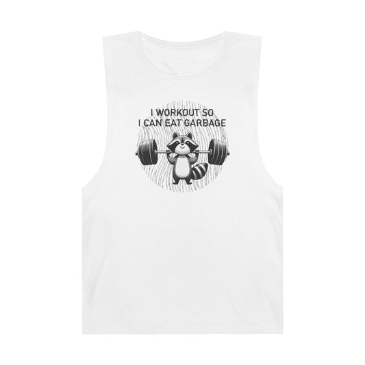 I Exercise So I Can Eat Garbage | Unisex Barnard Funny Tank