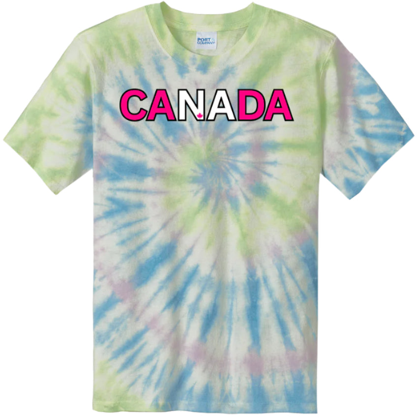 CANADA | Colour-Dripped | Tie-Dye T-Shirt – Every Tee Is as Unique as You Are