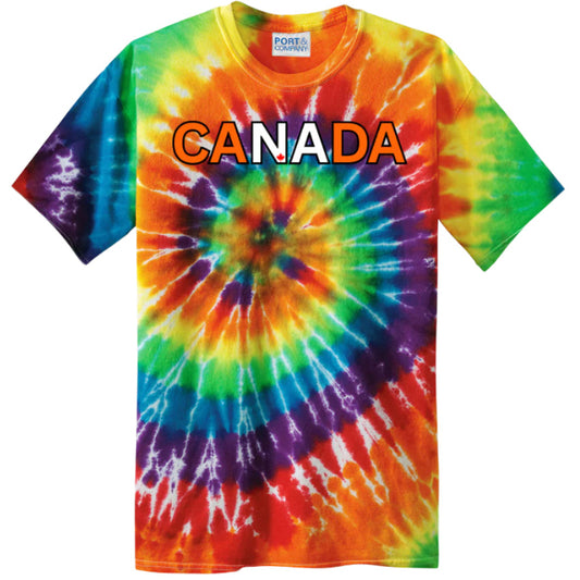 CANADA | Tie Dye Tee - Orange