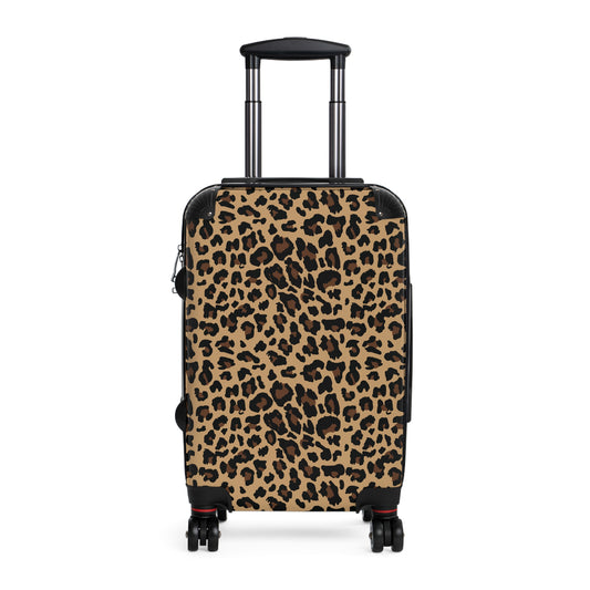 Classic Leopard Print Suitcases Available in 3 Sizes (Small, Medium, & Large)
