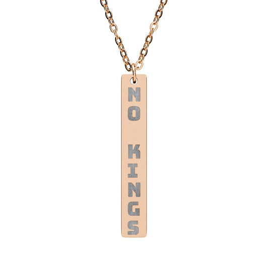 Personalized & Engraved Vertical Bar Necklace