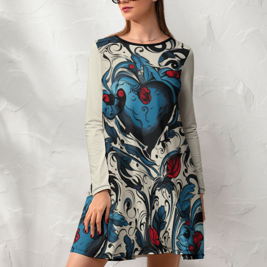 Blue Hearts With Dh On Back