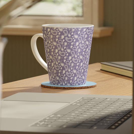 Pretty Paisley | Ceramic Latte Mug - 12oz