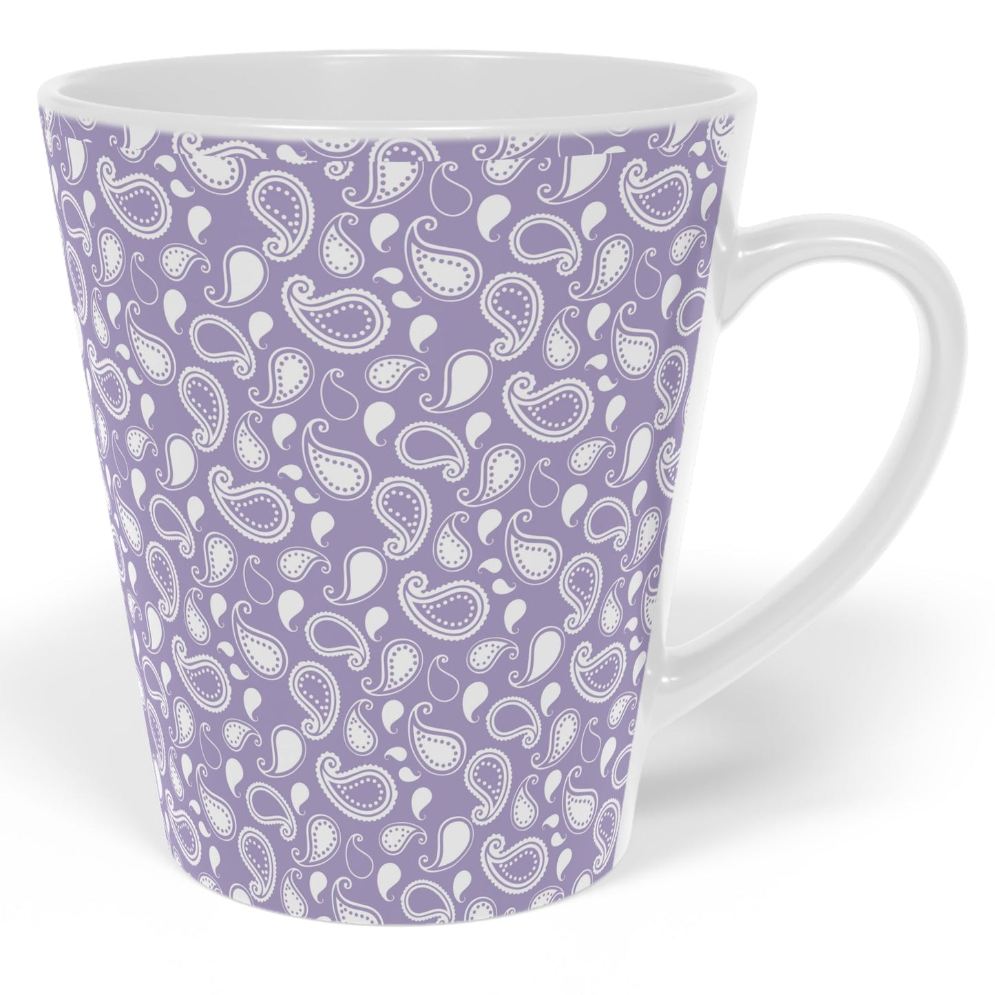 Pretty Paisley | Ceramic Latte Mug - 12oz