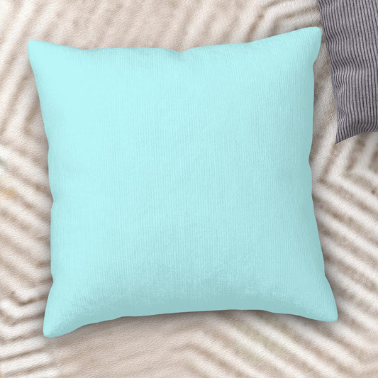 Solid Colour Lights | Corduroy Throw Pillow Cover with Core