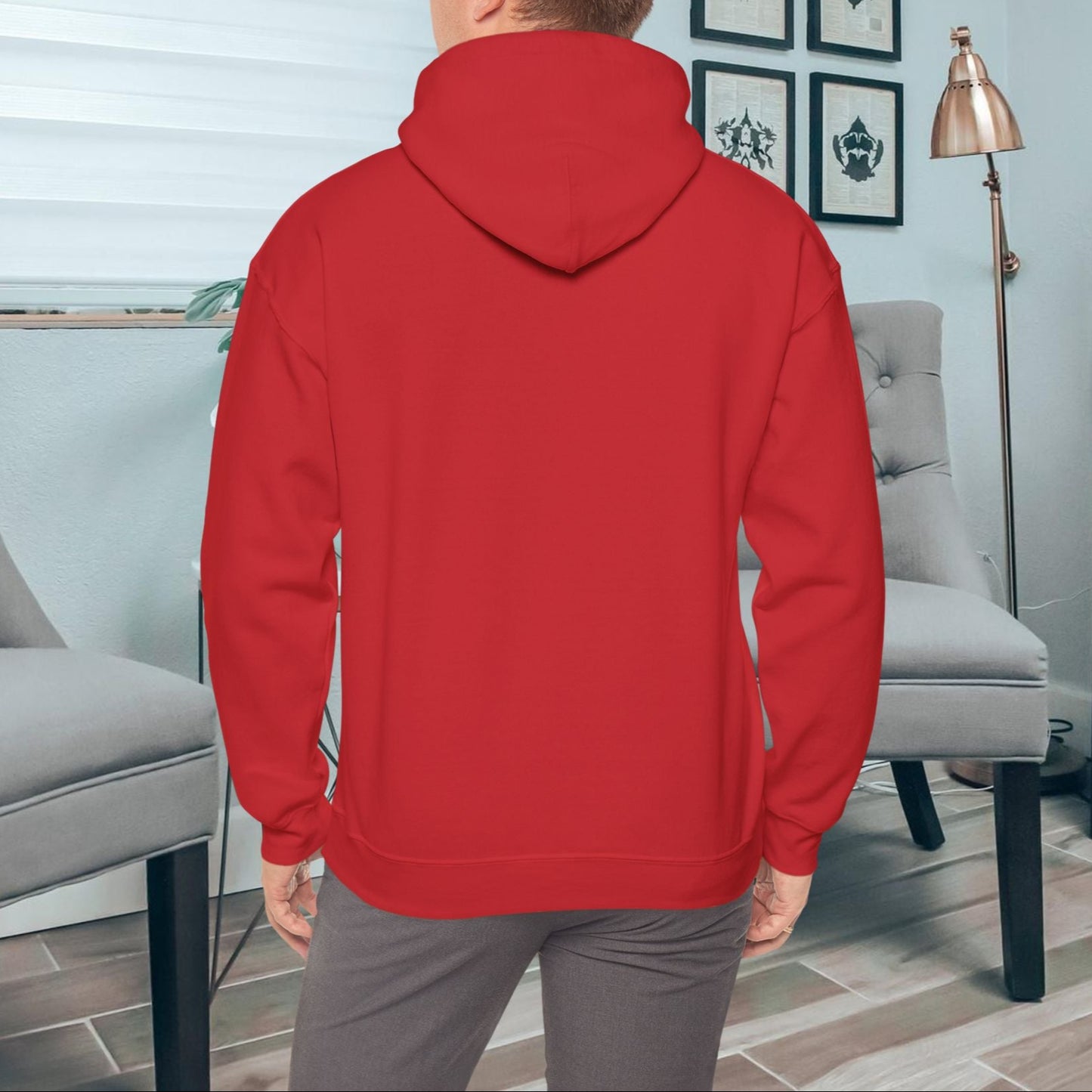 Headphones On - World Off - Unisex Heavy Blend™ Hoodie - ADHD Sensitivities Awareness Focus