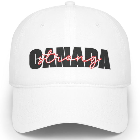 Canada Strong | Low Profile Baseball Cap - 100% Cotton Twill