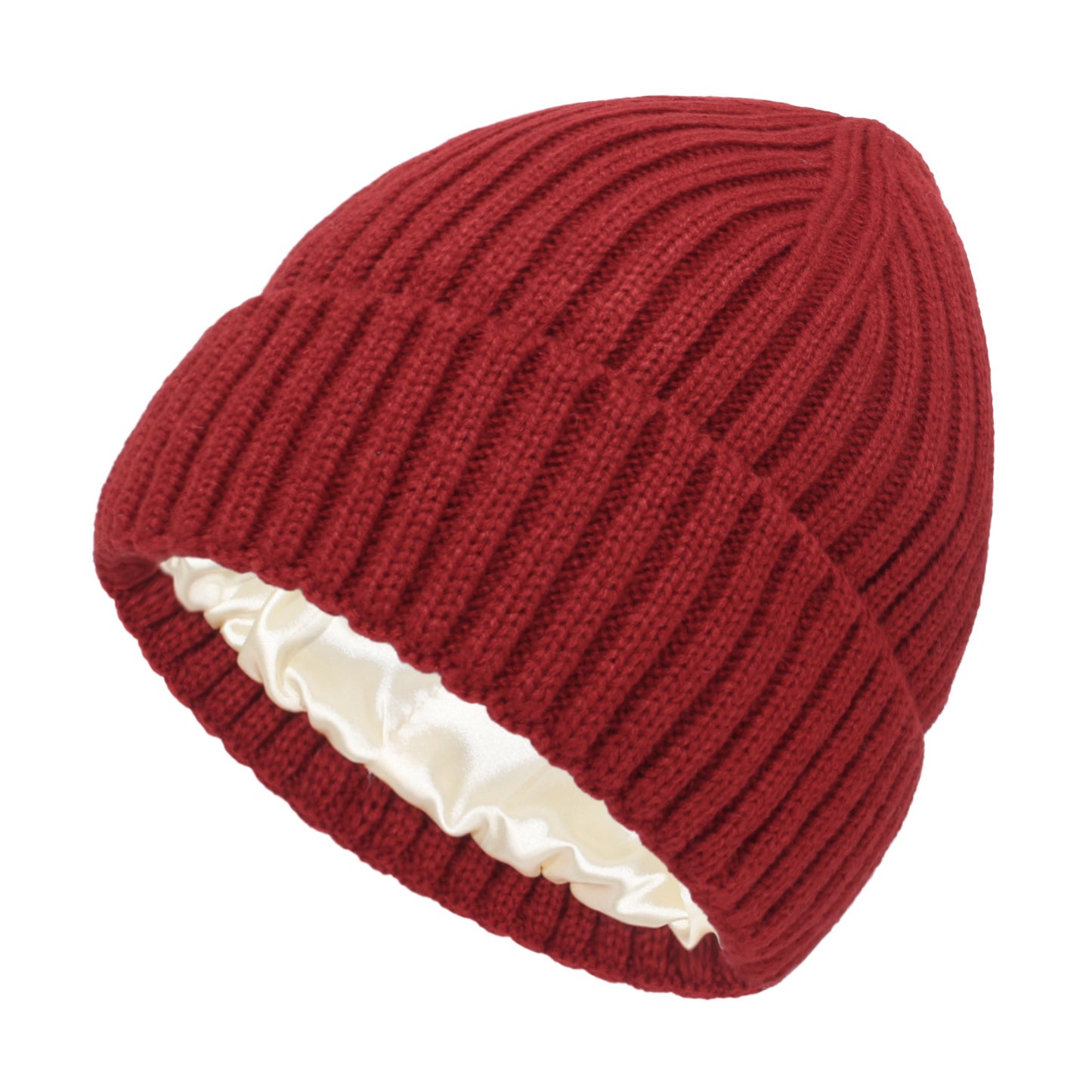 Satin-Lined Knit Winter Hats | Two Sizes to Choose From - Mother Daughter/Son Beanies. Protect your hair with our Toques