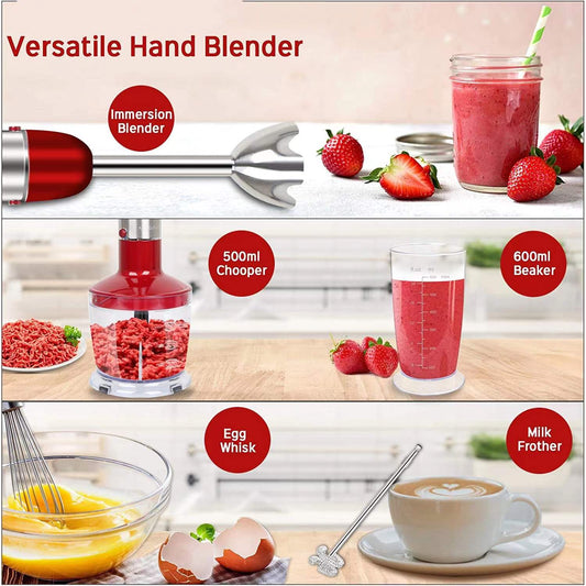 Immersion Blender Set | 1000W Power Compact Kitchen Workhorse