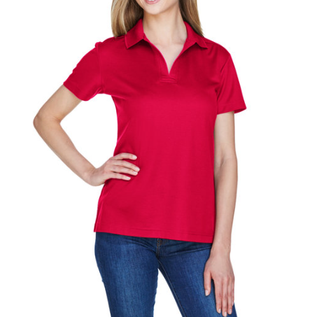 Effortless Performance | Women's Pleated Polo - Lightweight & Sporty - Blank/Plain
