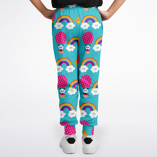 Panda Rainbows - Fashion Kids/Youth Jogger - AOP