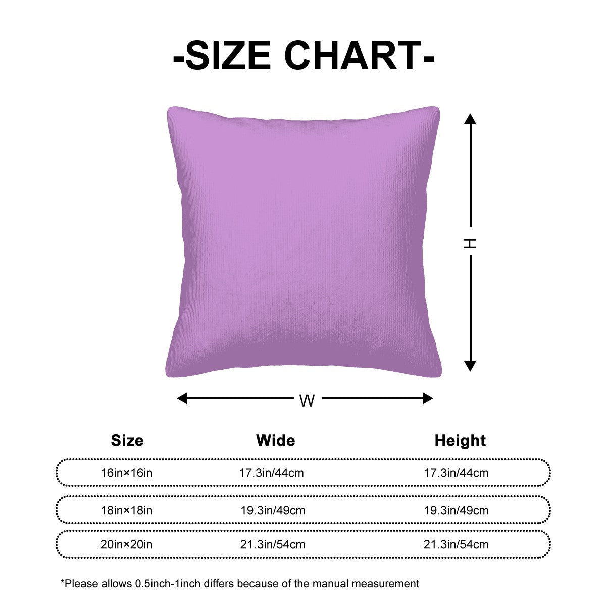 Solid Colour Lights | Corduroy Throw Pillow Cover with Core