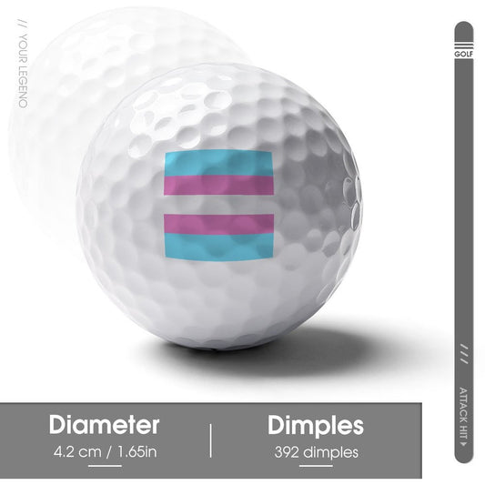 Trans Flag | Golf Ball