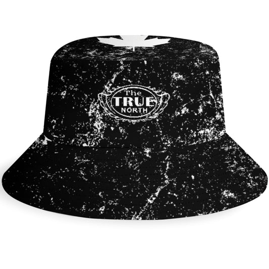 True North Maple Leaf Fisherman's Hat - Grunge Black