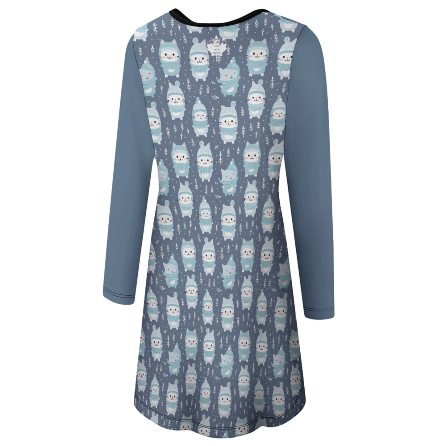 Winter Kittens With Dh On Back