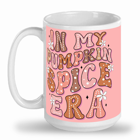 In My Pumpkin Spice Era - 2-Tone 15oz Ceramic Mug