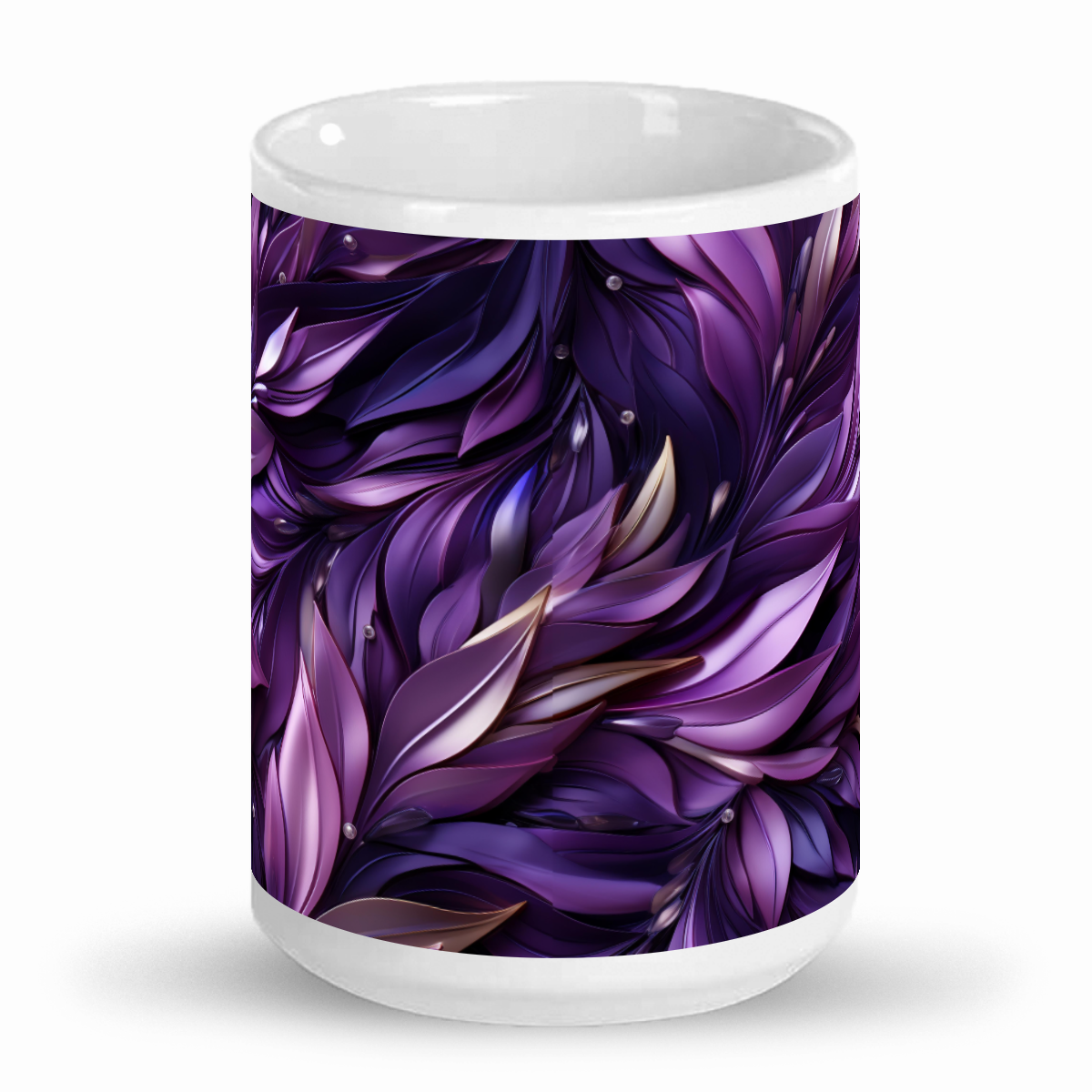 Glorious Purple - 2-Toned 15 oz Ceramic Mug