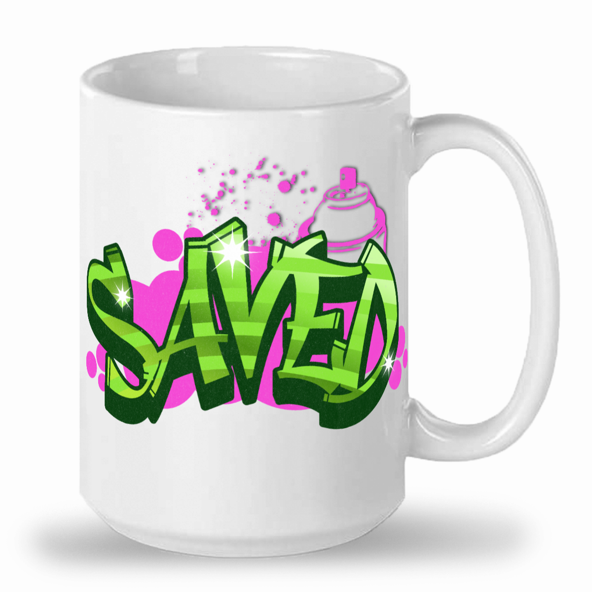 Saved Graffiti 15oz Ceramic Mug