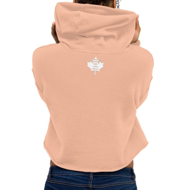 Beam Me Up Paddy! Women's Crop Hoodie - Fun St. Patrick's Day