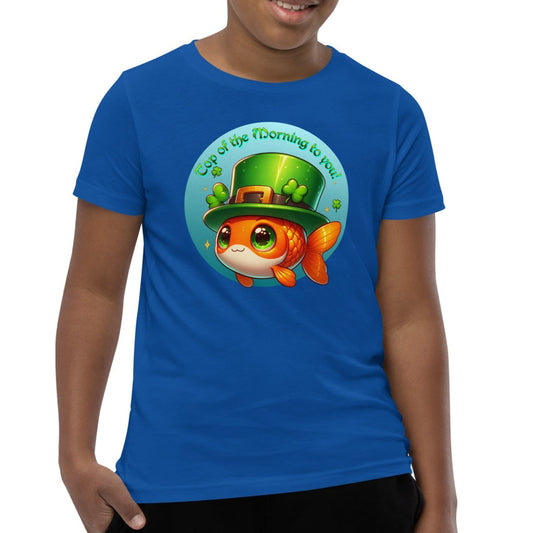 Irish Goldfish - Youth Short Sleeve T-Shirt - St. Patrick's Day Fun