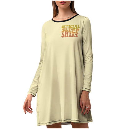 Women's Long Sleeve Nightshirt - Many Designs to Choose From