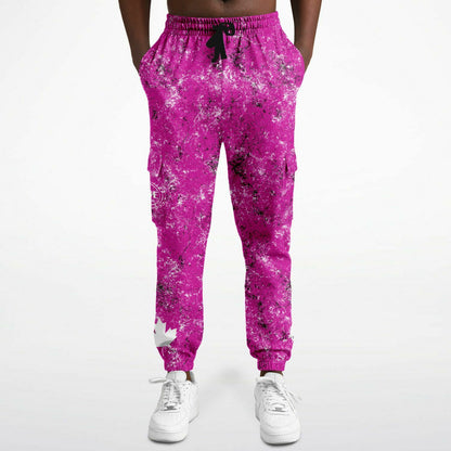 MAGENTA Canada Maple Leaf Grunge - Cargo Sweatpants