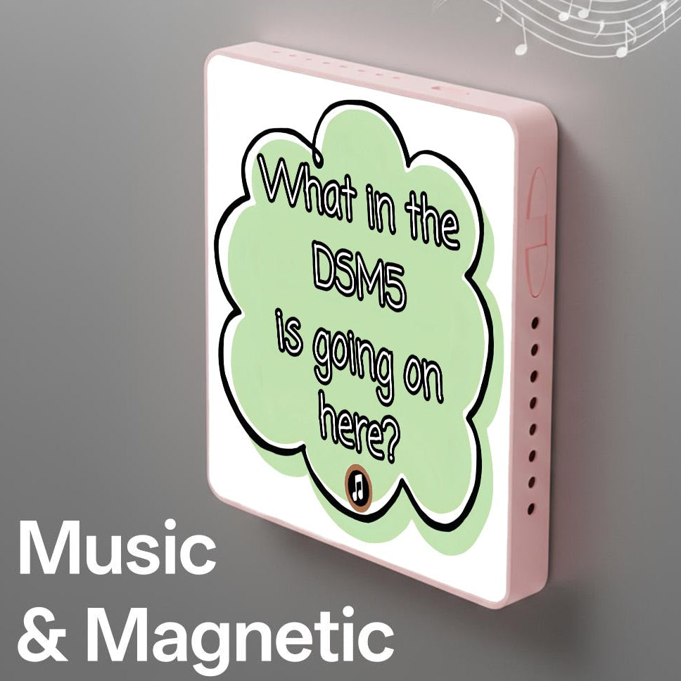 What in the DSM5 is going on here? | Musical Fridge Magnet - Green