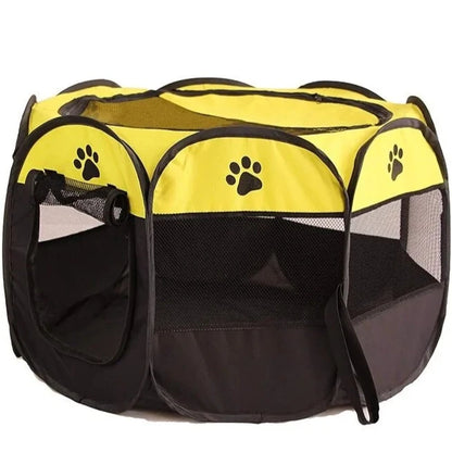 Portable Foldable Pet Playpen - Dog & Cat Travel Corral - Small & Large Available