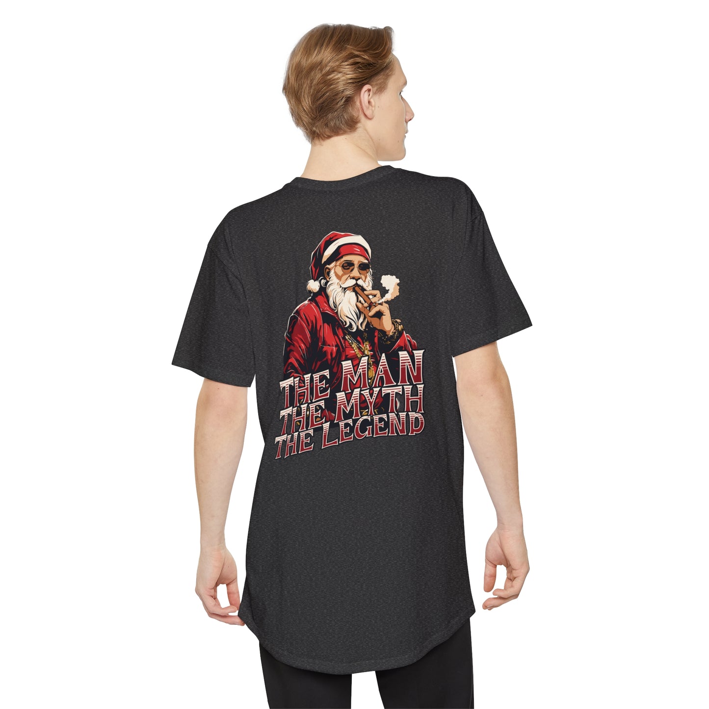 Santa The Man, The Myth, The Legend -  Unisex Long Body Urban Street Tee