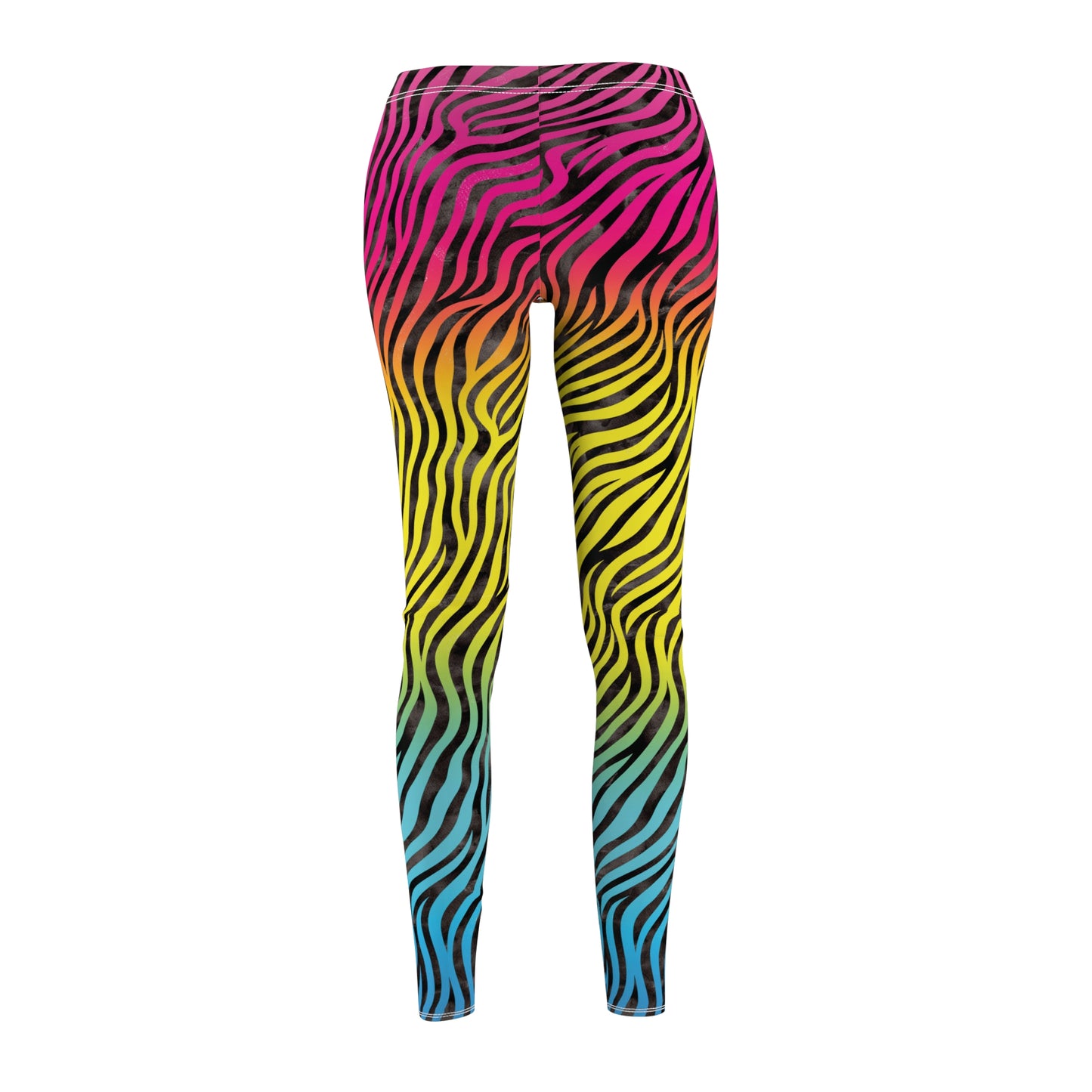 Zebra Print Neon Leggings