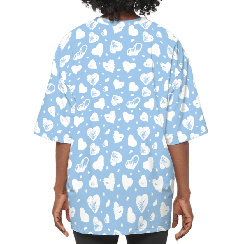 You're All Heart! | Women's Streetwear T-Shirt – Oversized Comfort, Bold Impact