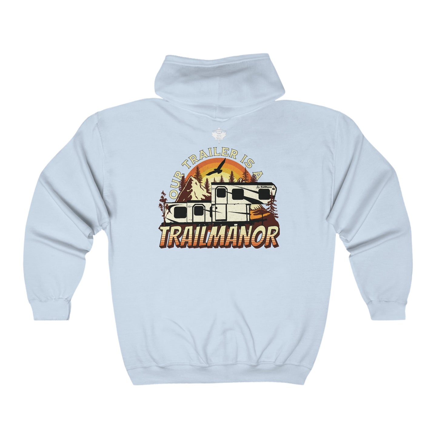 Our Trailer is a TrailManor CO-PILOT - Unisex Heavy Blend™ Full Zip Hooded Sweatshirt - Zip-Up Hoodie