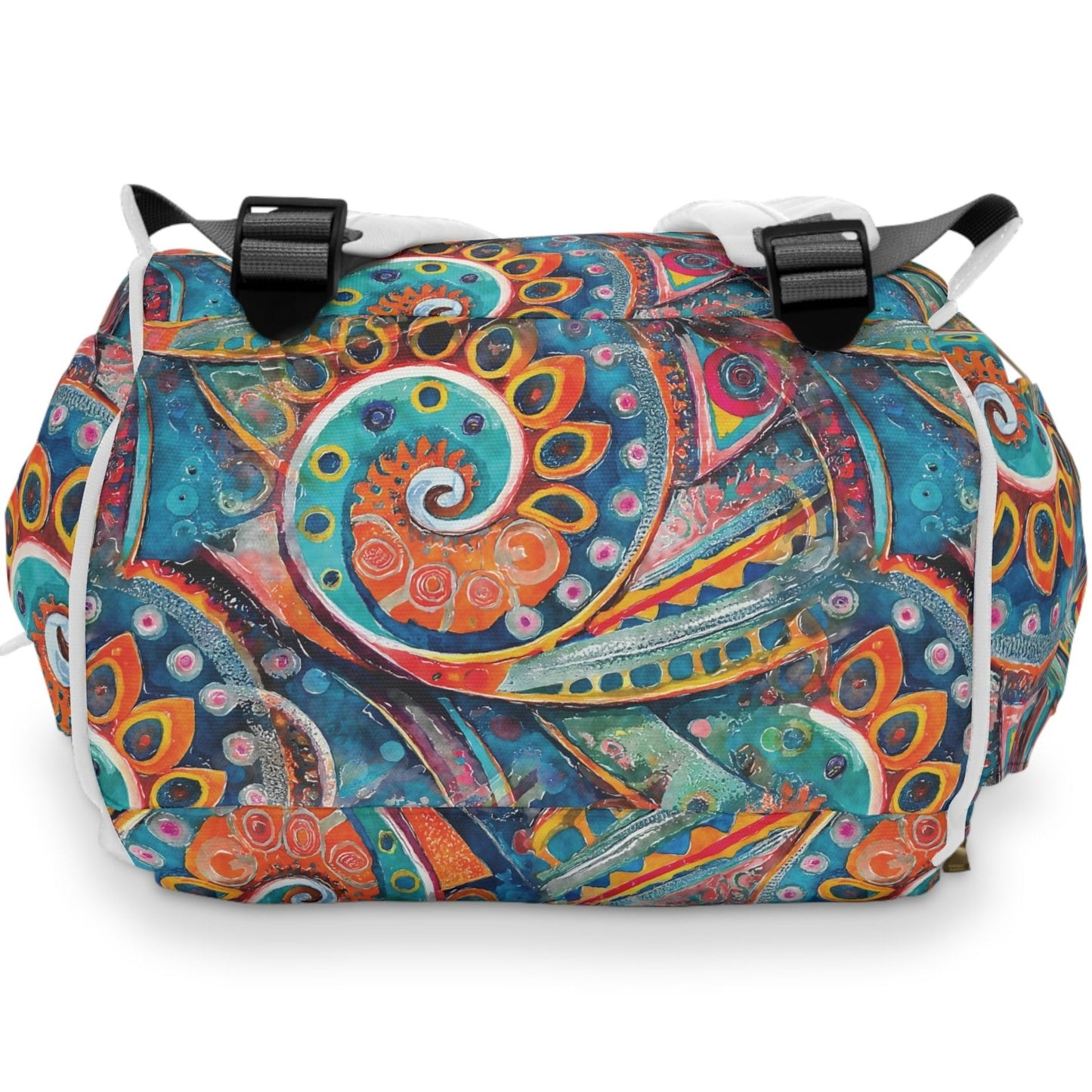 Boho Paisley Multifunctional Diaper Backpack