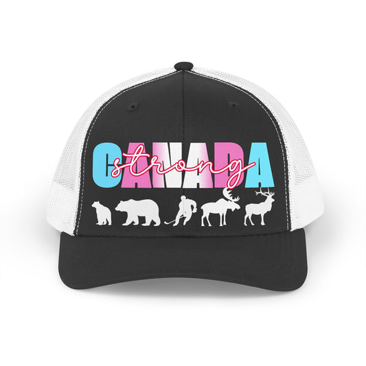 Trans CANADA Strong | Trucker Retro Snapback Hat