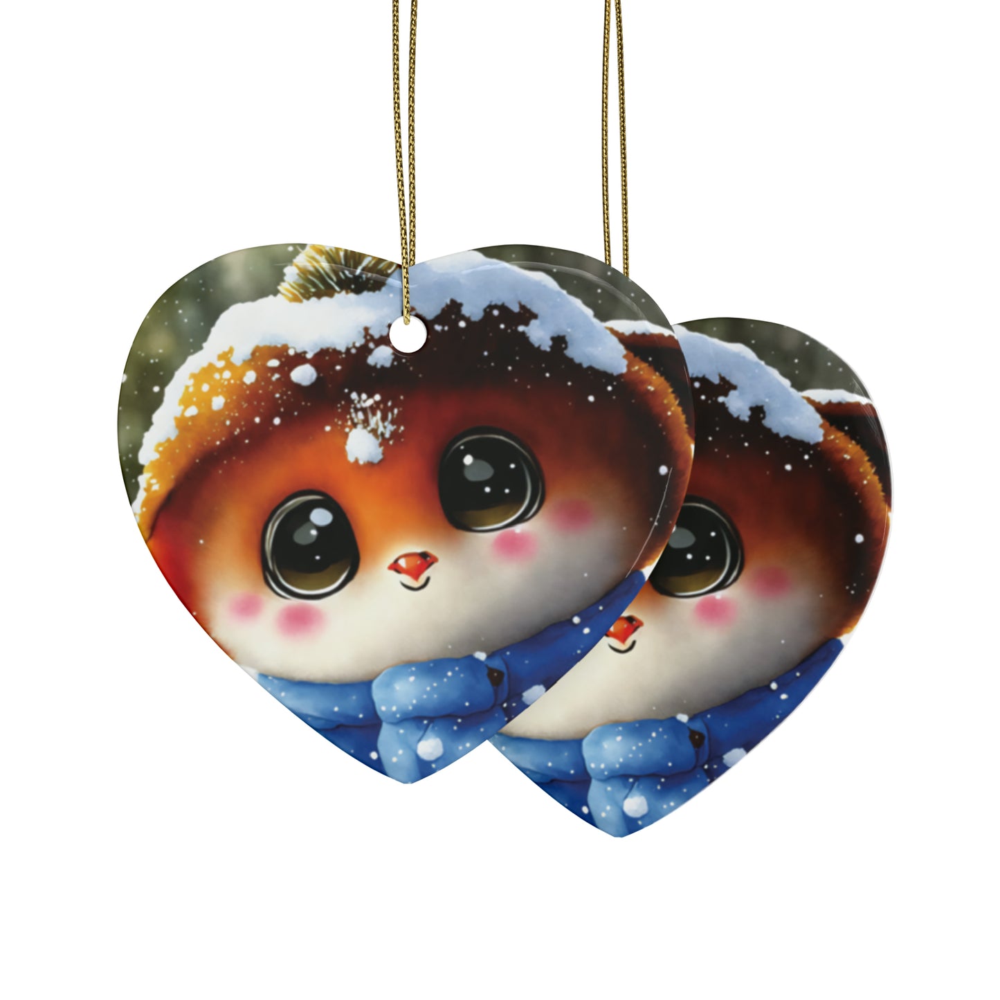 Woodland Creature | Ceramic Ornaments (1pcs, 5pcs, 10pcs, 20pcs) - 6