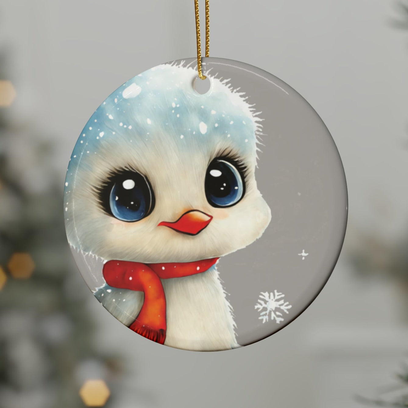 Woodland Creatures | Ceramic Christmas Ornaments (1pcs, 5pcs, 10pcs, 20pcs) - 10