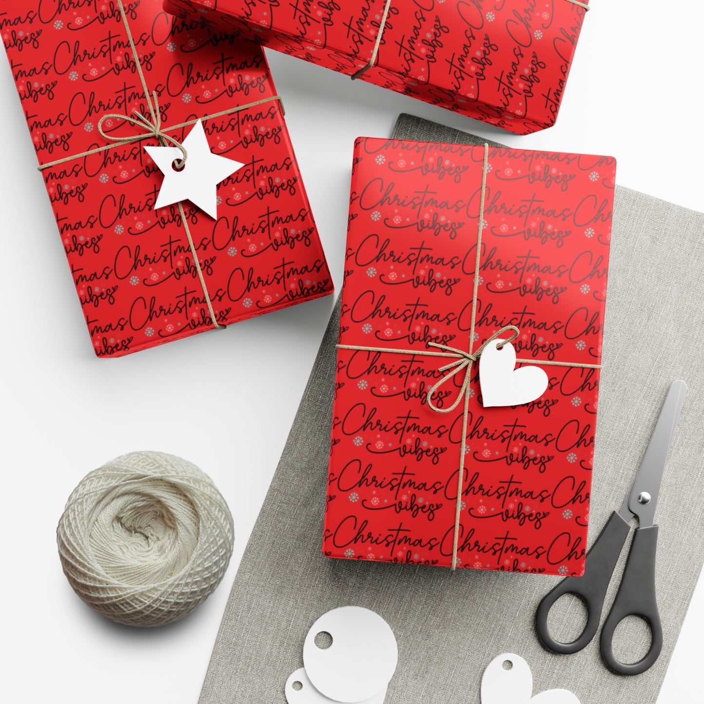 Christmas Vibes Premium Gift Wrapping Paper