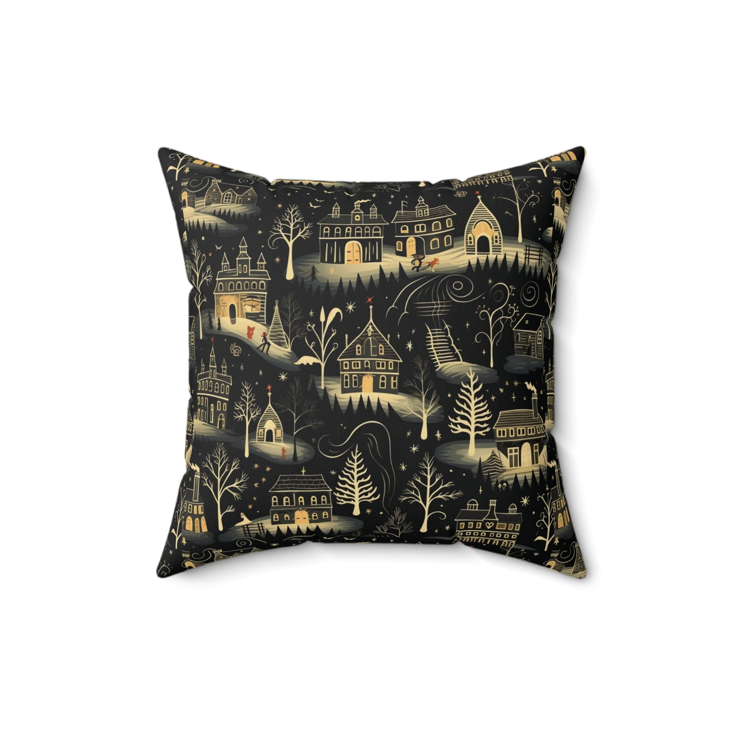 Haunting Winter Scene | Spun Polyester Cushion & Case - Available in 4 Sizes