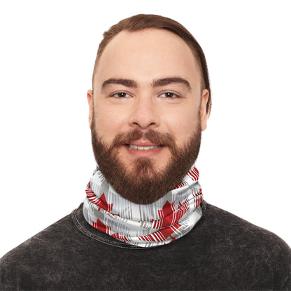 Peeking Canadian Flag Neck Gaiter – Bold Style for Any Season