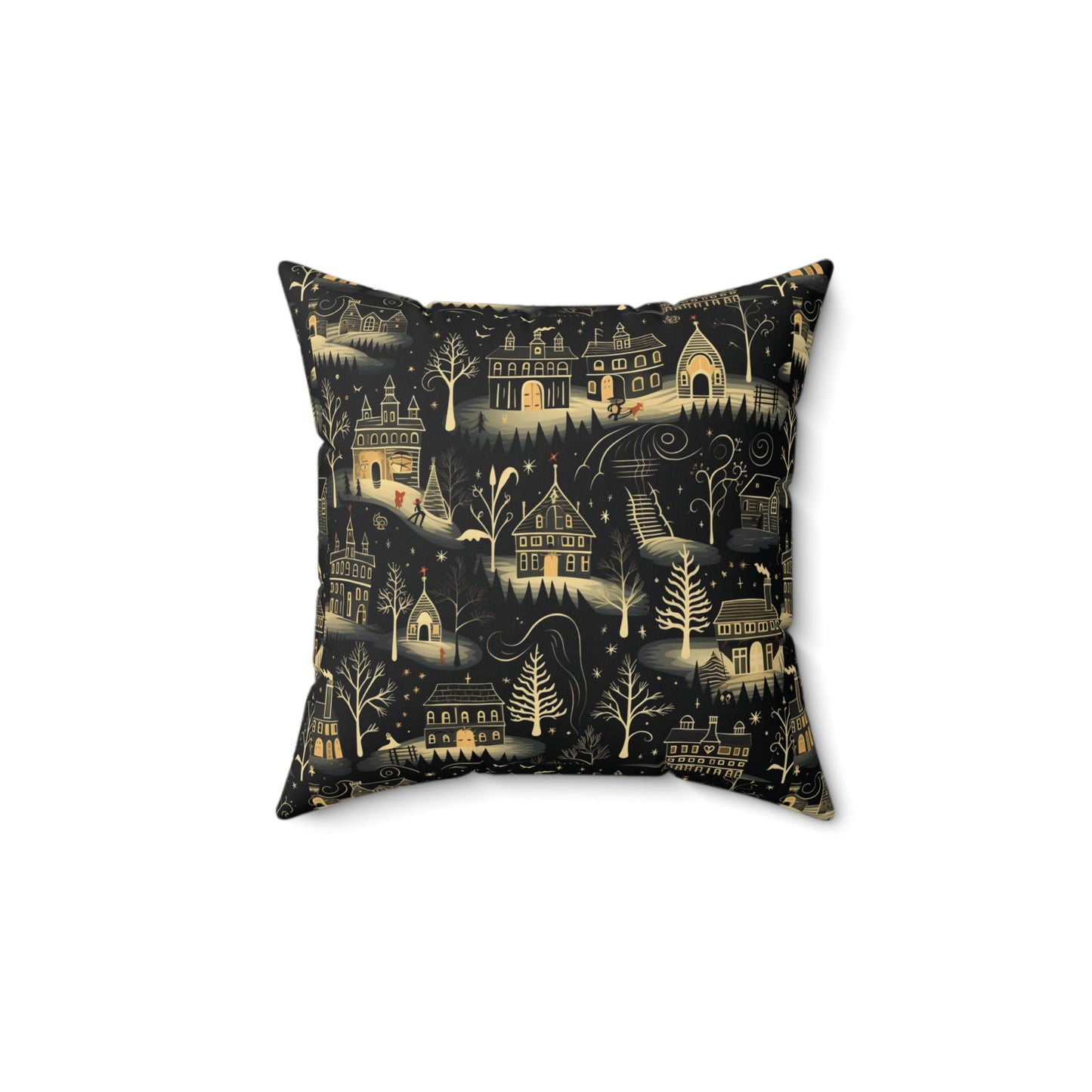 Haunting Winter Scene | Spun Polyester Cushion & Case - Available in 4 Sizes