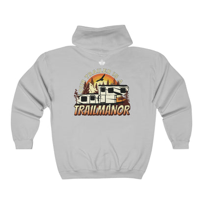 Our Trailer is a TrailManor CO-PILOT - Unisex Heavy Blend™ Full Zip Hooded Sweatshirt - Zip-Up Hoodie